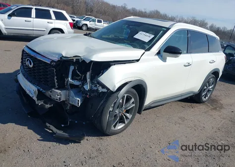 2023 Infiniti Qx60 Luxe Awd z USA, uszkodzony, nr VIN 5N1DL1FS5PC374874